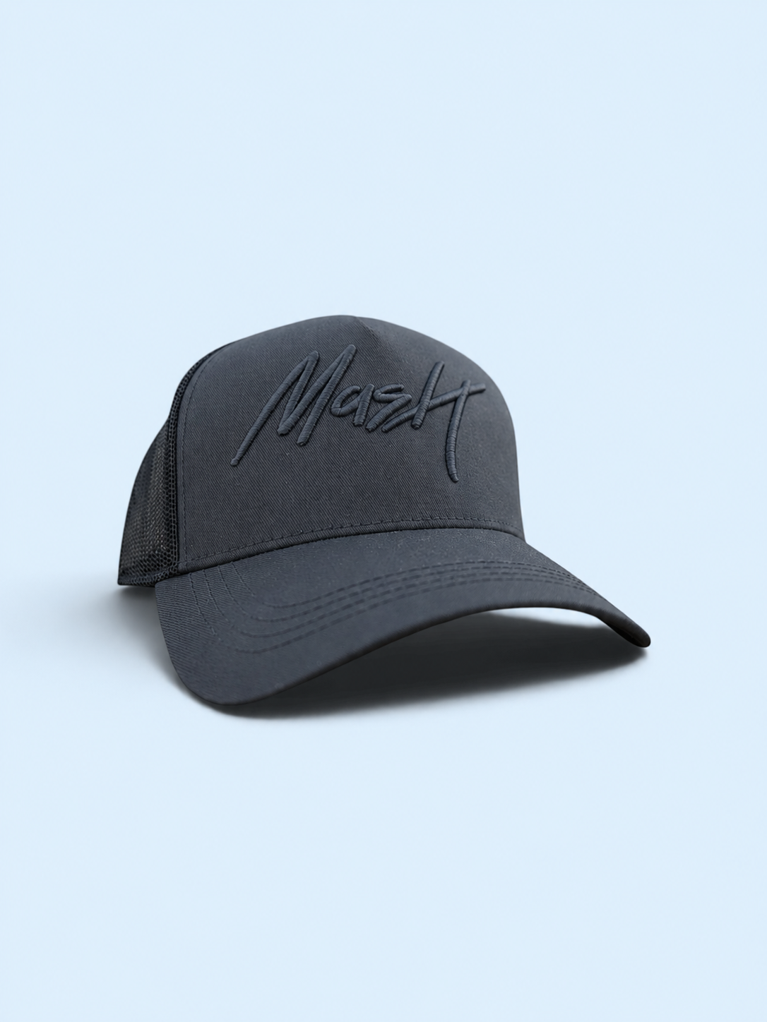 Signature Trucker Cap — Charcoal
