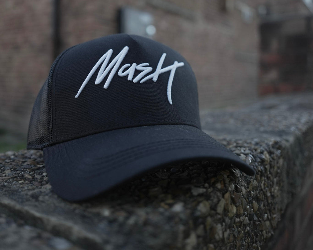 Signature Trucker Cap — Black