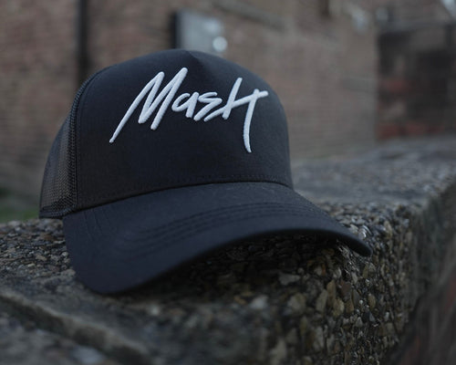 Signature Trucker Cap — Black